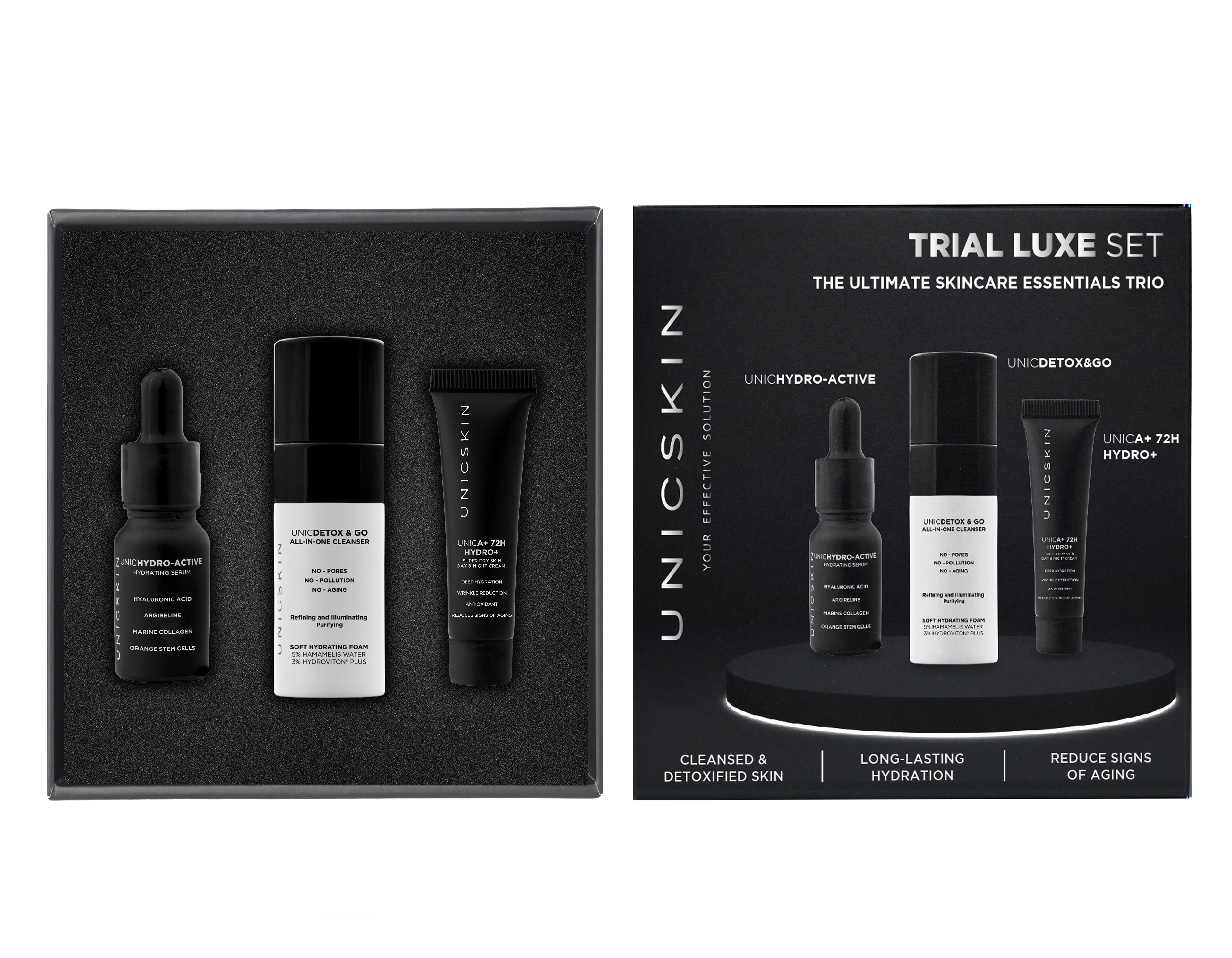TRIAL LUXE SET · MINI SIZES
